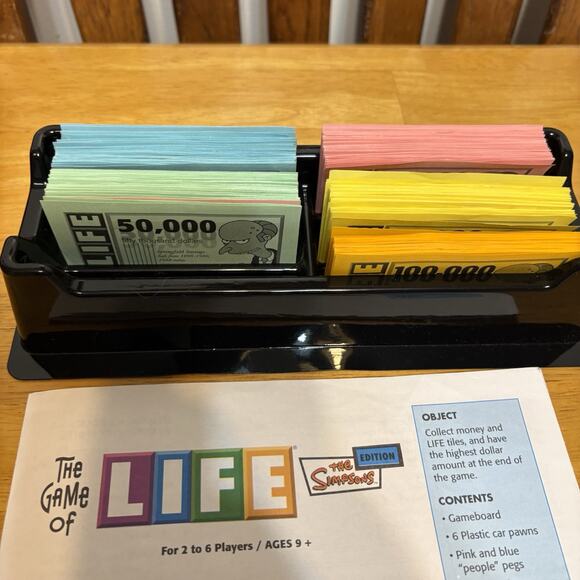 Hasbro Milton Bradley Board Game The Game‎ of Life Simpsons Ed Complete 2004 - Picture 11 of 16
